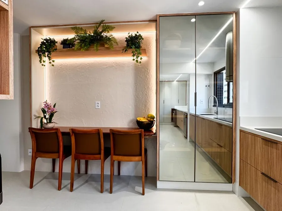 Apartamento - Cozinha e área de serviço