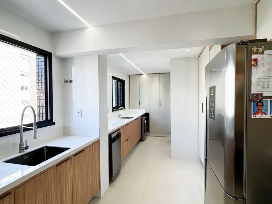 Apartamento - Cozinha e área de serviço